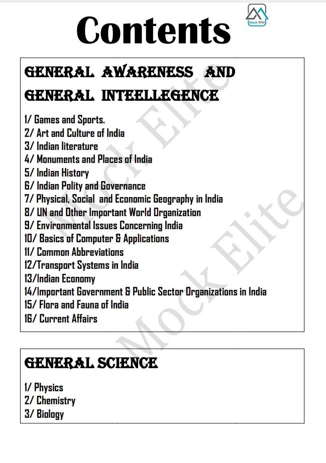 rrb ntpc cbt 1 gk & science undergraduate rrb ntpc cbt 1 gk & science undergraduate
