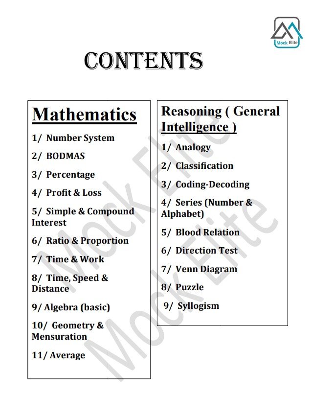 rrb group d maths & reasoning rrb group d maths & reasoning